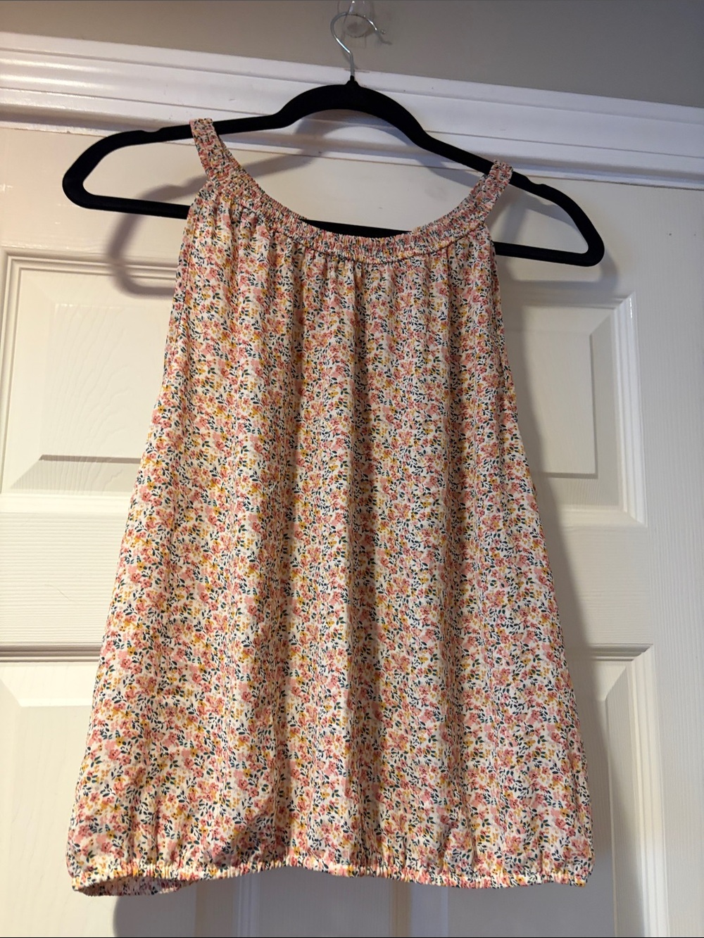 Sienna Sky Floral Halter Tank Top in Peach XL